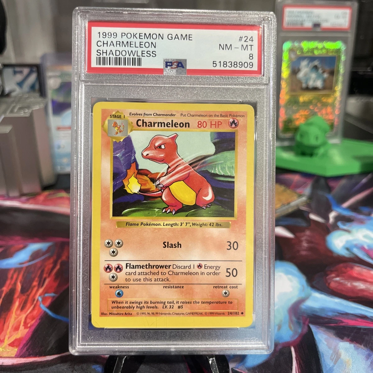 Pokmon TCG Base Set Charmeleon Grade 8 Individual Collectible Card Game Cards for sale | eBay Pokmon TCG Base Set Charmeleon Grade 8 Individual Collectible Card Game Cards for sale | eBay