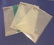 Large LOT of 3 EMBOSSING FOLDERS-Cricut Cuttlebug-Gently Used-See Description