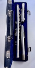 Vintage W.T. Armstrong 104 Flute Elkhart USA w/ Case Tested Working