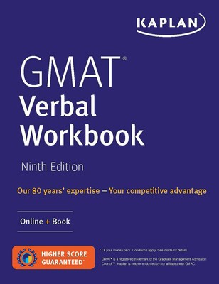 Kaplan Test Prep | GMAT Verbal Workbook | Taschenbuch | Englisch (2020)