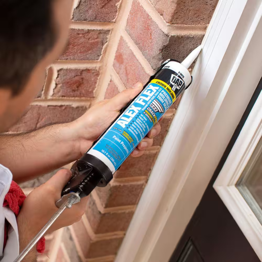 ALEX FLEX 10.1 Oz. White Premium Molding and Trim Sealant