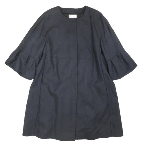 CAPPOTTO CAPPOTTO ROSSO VALENTINO MISTO LANA MANICA COLLETTO GIACCA BLUUSON CAPOSPALLA 3 4 Usat