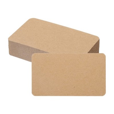 50 Sheets 2.1''x3.5'' Small Blank Cards, 350gsm Thick Card Paper, Brown
