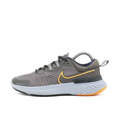 Nike Herren React Miler 2 Sneaker EU 41 Grau/Gelb CW7121-200 Mesh