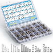 380PCS Stainless Steel Compression Springs Assortment Kit - Small & Tiny Springs