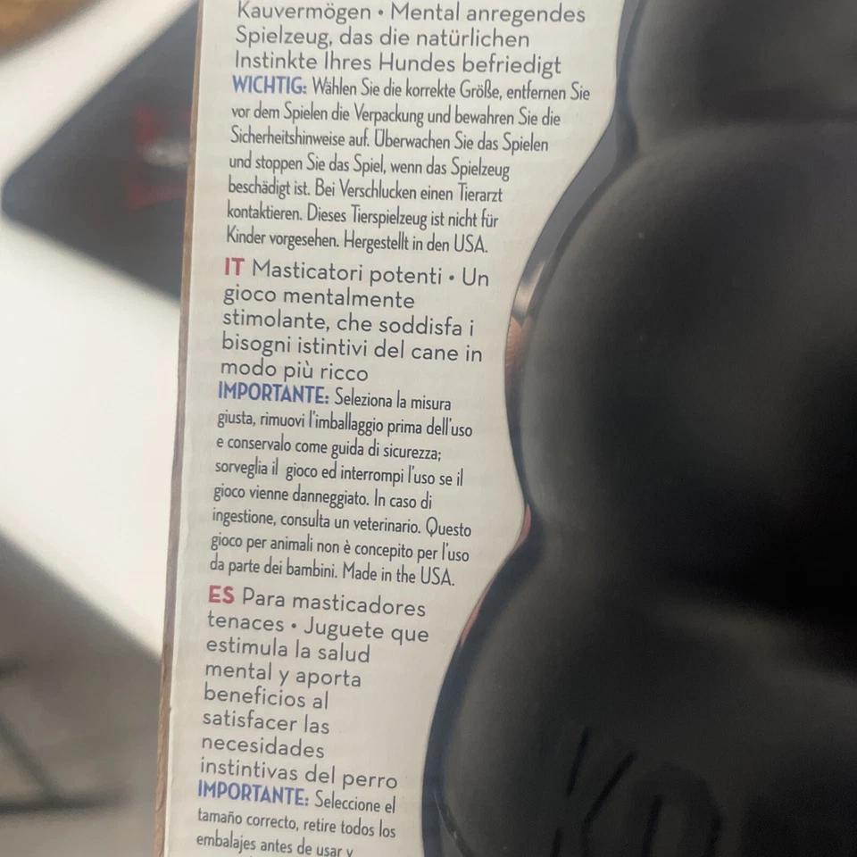 KONG Extreme Gioco in Gomma per Cani XL Da 27 A 41kg - Immagine 3 di 3