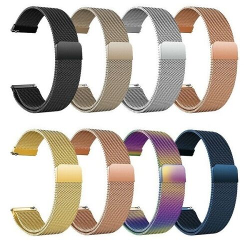 Per Samsung Galaxy Watch 3 41/42mm Cinturino di Ricambio Metallo Milanese Loop - Foto 2 di 20