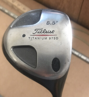 Golf, Titleist, 975D, Driver, Titanium, 8.5 Degrees, Stiff Flex, Graphite Shaft