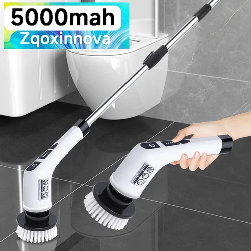 Cordless Spin Scrubber Kitchen Gadgets Hair Brushes Bathroom Broom Toilet Mops