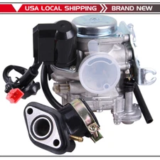 For Sunl Roketa JCL Taotao Baja 49cc 50cc GY6 Scooter Moped Carburetor Carb 18mm
