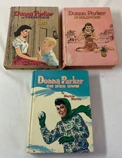 lot of 3 DONNA PARKER Whitman books~At Cherrydale, In Hollywood, On Her Own