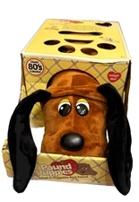 Pound Puppies Brown Puppy 15”L Plush Brand New 80's Collection Hasbro 2021