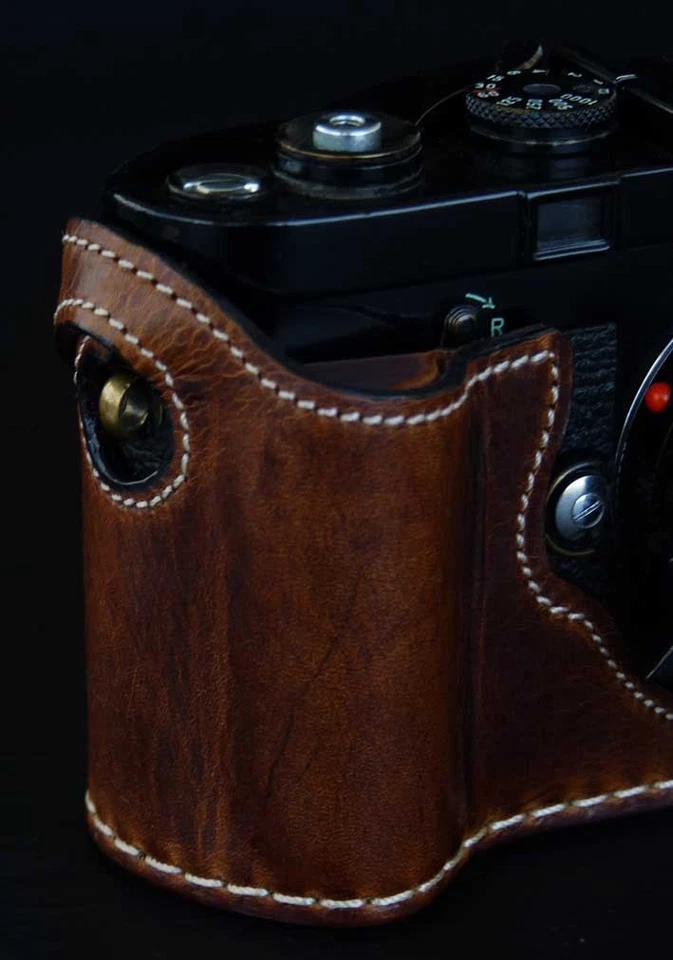 FUNDA LUIGI PREMIUM, MODELO DE AGARRE para PELÍCULA LEICA M2-M3-M4-M6-M7-MP-M-A, DHL INCLUIDA Foto 3 de 4