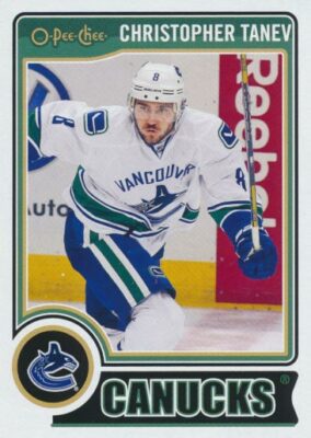 2014-15 O-Pee-Chee #309 CHRISTOPHER TANEV - Vancouver Canucks