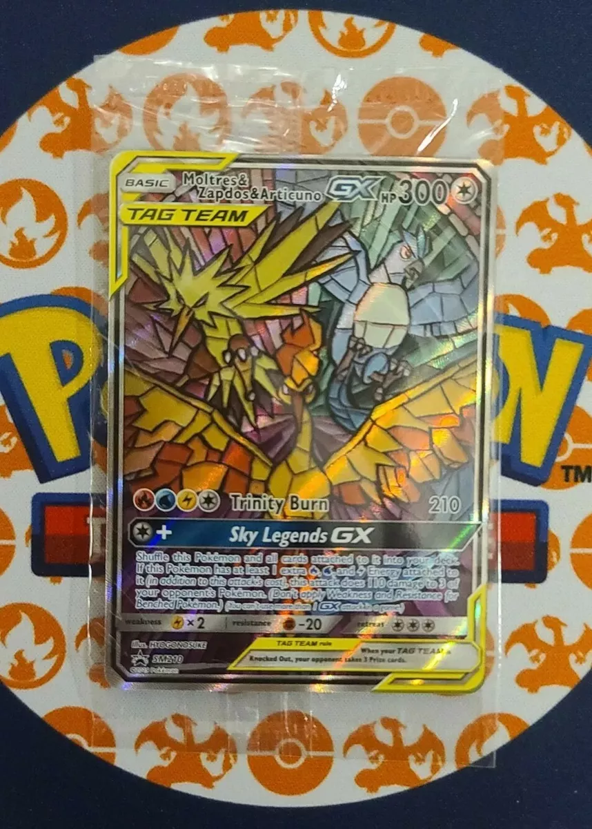 Moltres & Zapdos & Articuno GX - SM210 - Alternate Art Promo