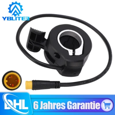MARKENLOS Daumengas E-Bike Gasgriff Gashebel Elektrofahrrad Thumb Throttle Control Speed