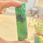 Natural 555 Ct With Certificate Colombian Green Emerald Rough Gemstone