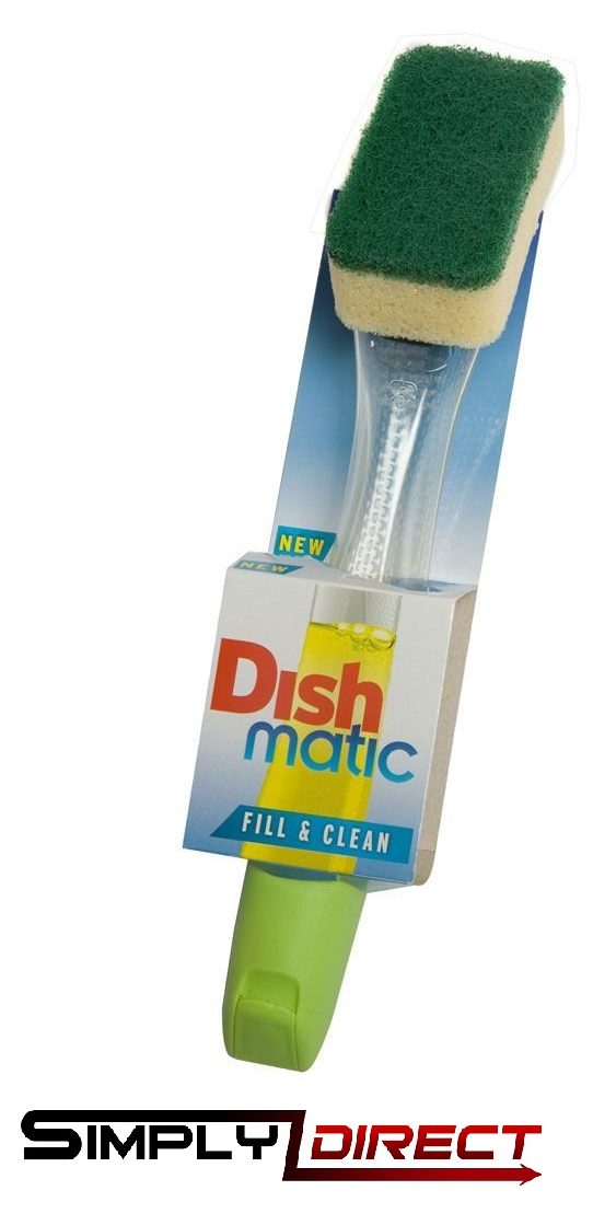 Dishmatic Replacement Refill Heads Extra Heavy Duty Non Scratch Sponge