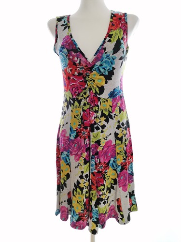 Vanting  Size S Colorful Midi Summer Dress Viscose Sleeveless