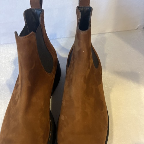 400 $ Paul Green Elysee Plateau-Chelsea-Bootie Keilabsatz hellbraun 8 ohne Karton ohne Etikett - Bild 2 von 23