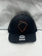 Oklahoma State Cowboys NCAA '47 Brand Throwback Black Trucker Adjustable Hat