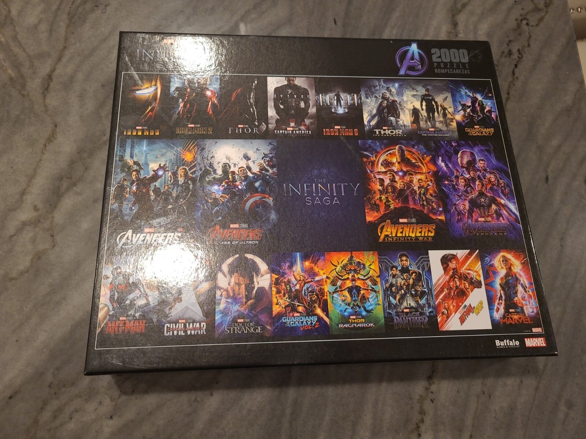 Marvel: Infinity Saga Movie Posters 2000 PC Puzzle Brand New
