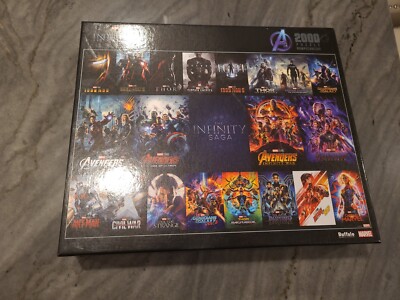 Marvel: Infinity Saga Movie Posters 2000 PC Puzzle Brand New Buffalo Games