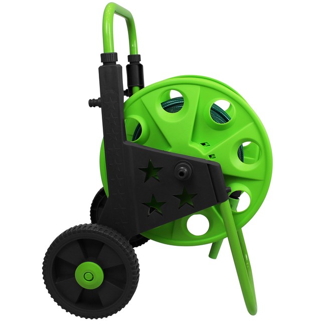 Schlauchwagen Halter Garten Terrasse Kinzo Schlauchwagen Schlauchaufroller Schlauchtrommel Garten Gartenschlauch 30m Patronlarinensesindeyiz Org