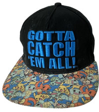 Pokemon multi image 2017 hat cap snapback gotta catch them all 14 or older