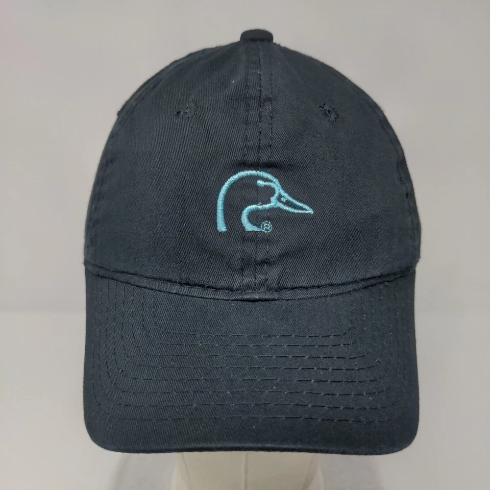 Sombrero con tirantes Ducks Unlimited negro OSFM ajustable bordado 6 paneles Foto 2 de 4
