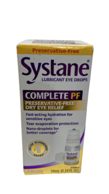 systane gel nighttime protection eye lubricant 0.34 fl oz Systane Gel Overnight Therapy Lubricant Eye Gel, Long-Lasting Dry Eye  Relief, 10 g, Pack of 2 main image 0