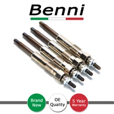Benni 4x Diesel Heater Glow Plugs Fits Citroen Berlingo (Mk1) 1.9 D