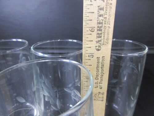 PRINCESS HOUSE vendre Heritage 11 oz verres plats gravés en cristal 4 lestés