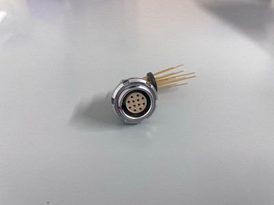 10x pcs LEMO ECG.2B.312.CLV Circular Push Pull Connectors 12P