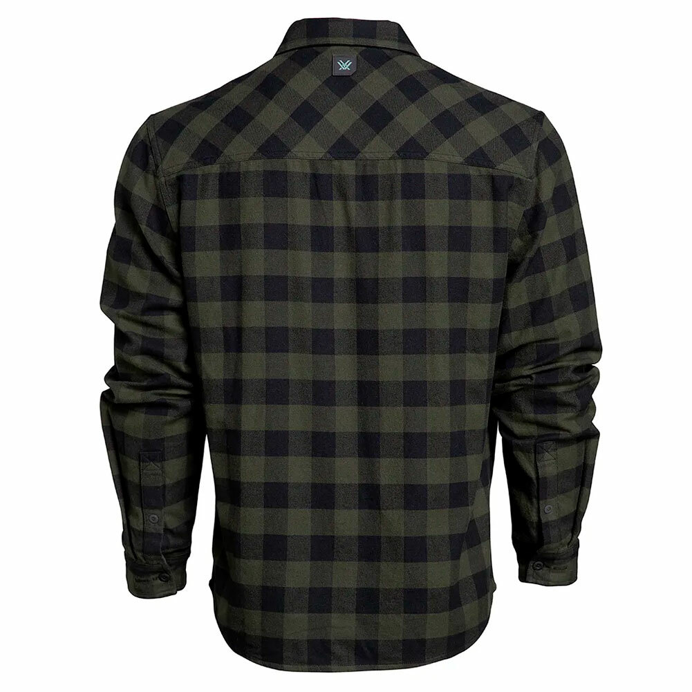 VORTEX Men's Timber Rush Flannel Forest LS Shirt (220-14-FOR