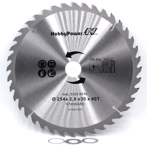 Metabo HM-Sägeblatt 254x30mm WZ48 - Für Saubere Schnitte In Holz & Spanplatten