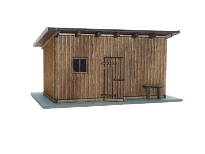 Igra Model 132010, 1:160 Schuppen - Art 1, Lasercut Bausatz