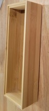 Lixple Bamboo Drawer Organizer 9in, 2 Sets Still sealed in Box 4 total 