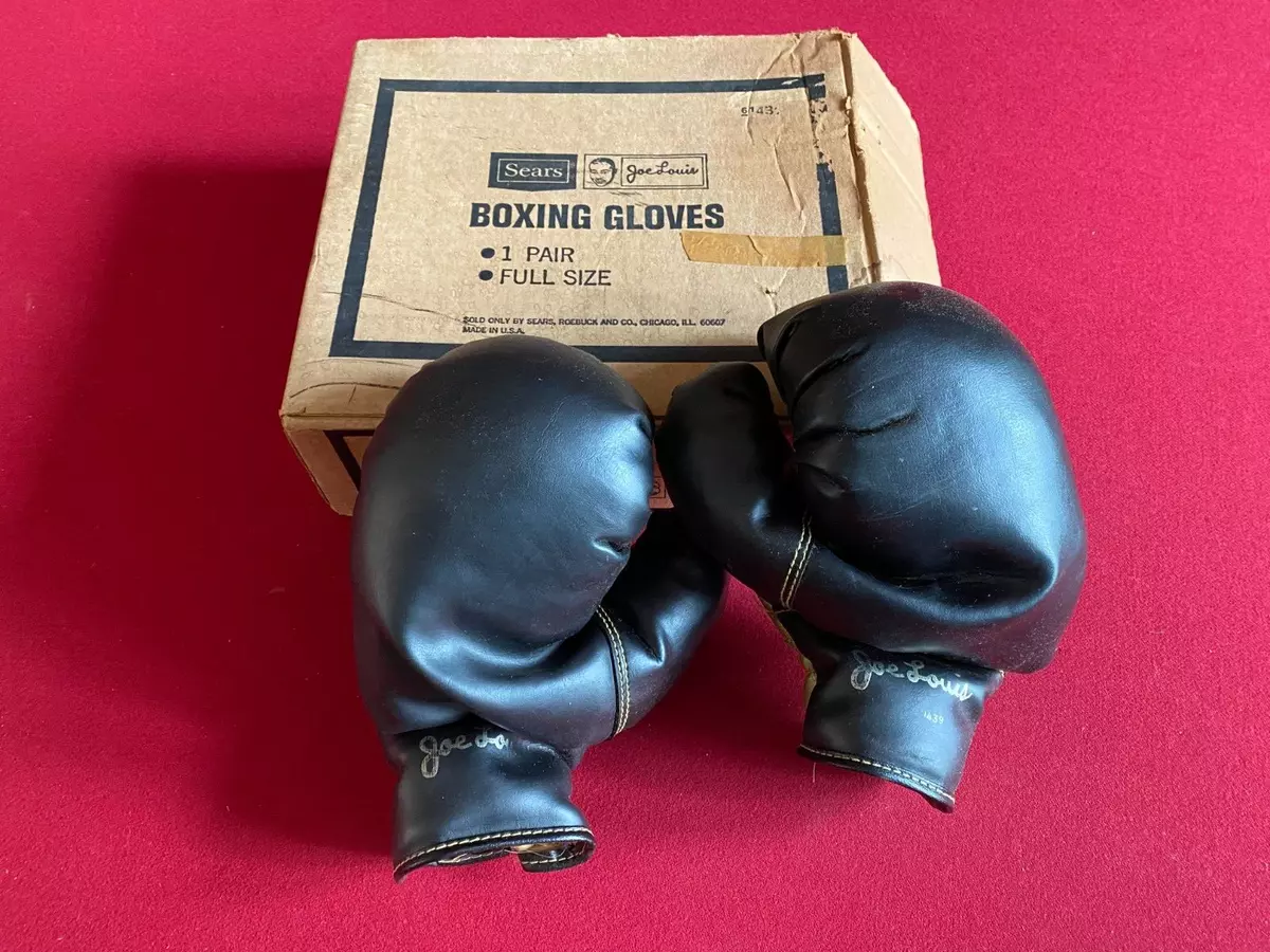 Lot Detail - Scarce Joe Louis Sears Elasti-Cuff Kids Boxing Gloves (Two  Pairs) (NIB)