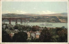 Poughkeepsie New York NY Ship Steamship #71379 c1910 Detroit Publishing Postcard