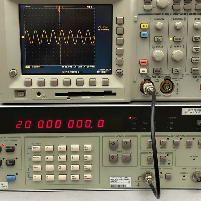 HP Agilent 3325B Synthesizer Function Generator With 001 002 for sale