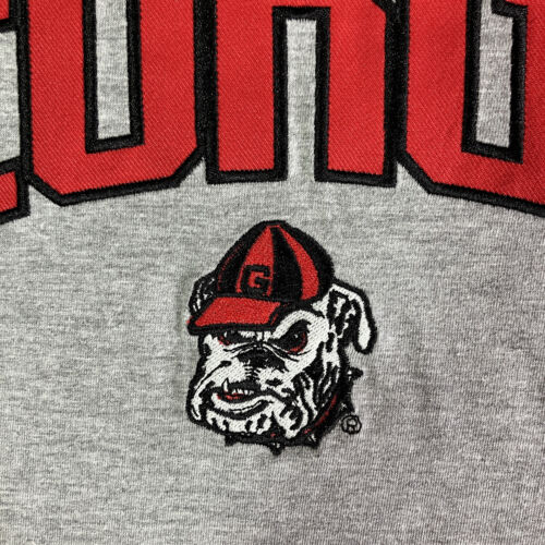 Champion University of Georgia Bulldogs T-Shirt Mens L Embroidered Gray Tee NWT - Picture 3 of 7