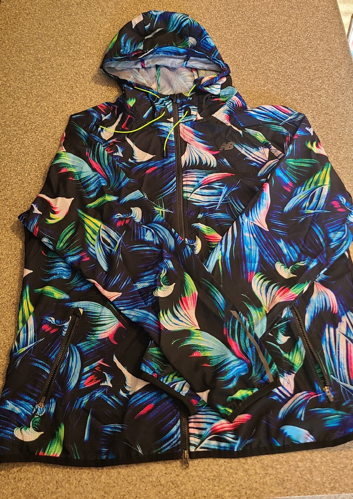 Womens New Balance Wind Cheater Jacket Size Xl