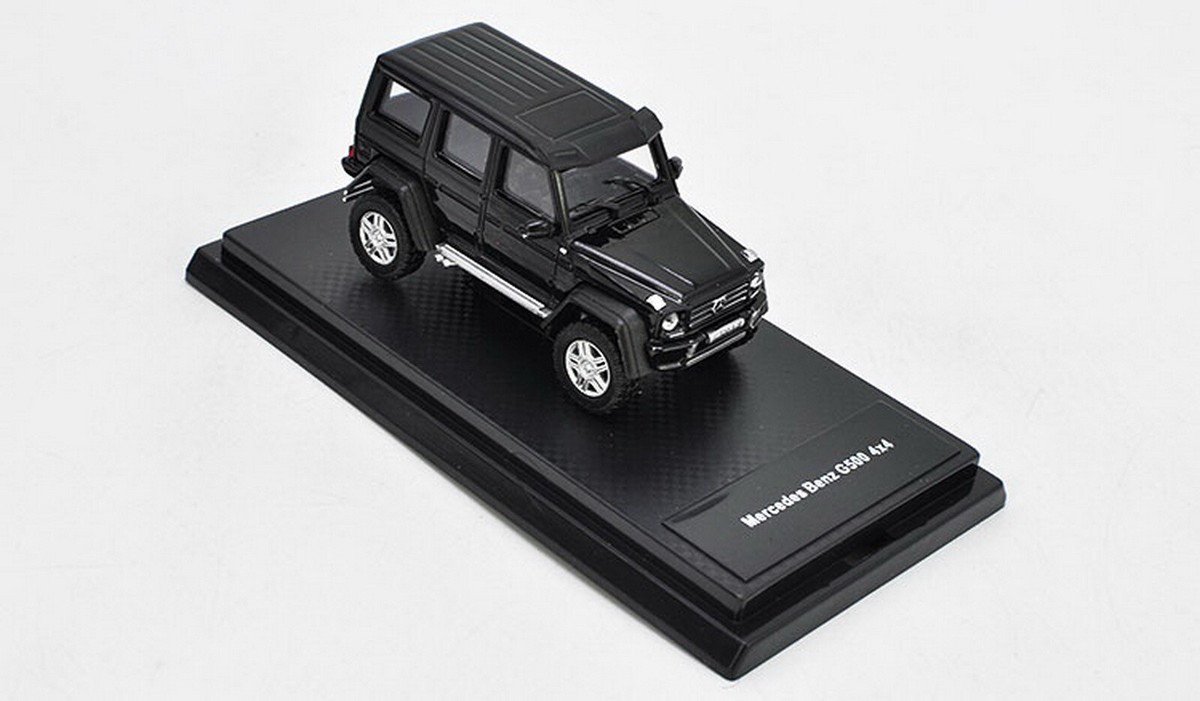 1/64 Mercedes-Benz G500 4x4²合金ミニカー 1/64 Mercedes Benz G Class G500 4X4 SUV Black Diecast Car Model