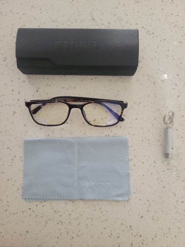 ANRRI Blue Light Blocking Glasses Reduce Eye Strain Lightweight Frame Computer G - Picture 6 of 9