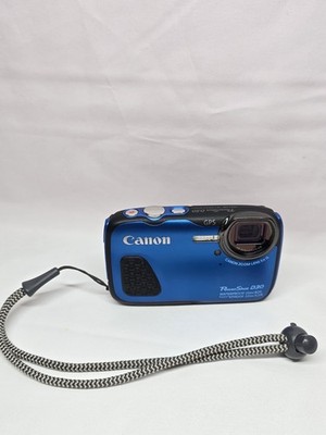 ジャンク Canon PowerShot D30(J102928) Canon PowerShot D30 Blue Waterproof Digital Camera (Parts/Repair