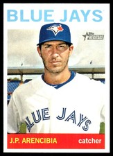 J.P. Arencibia 2013 Topps Heritage #222 Blue Jays MLB READ FREE SHIPPING