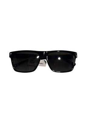 Tumi Mens Rectangle Black Mens Plastic Sunglass Black Lens STU 501