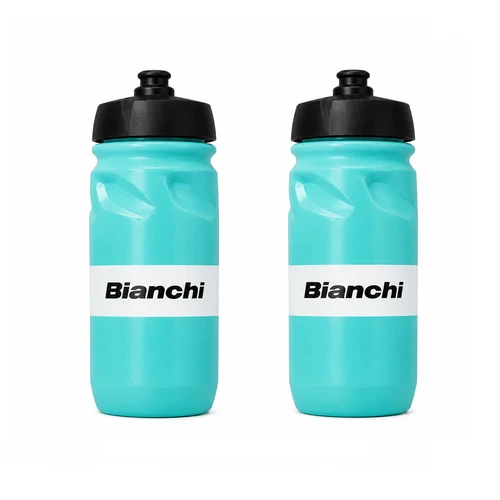 2 x BIANCHI ROAD MTB BIKE CYCLING MADE ITALY BY ROTO WATER DRINK BOTTLE 600ml
