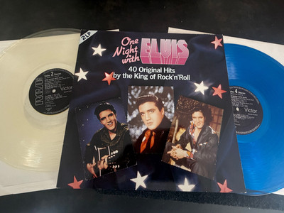 3027 / Elvis Presley - One Night with Elvis / Doppel LP / farbiges Vinyl / NM